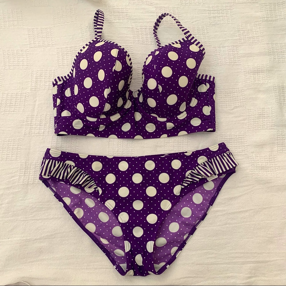 Midnight Grace Brand Bikini 36F - 14 Bottom